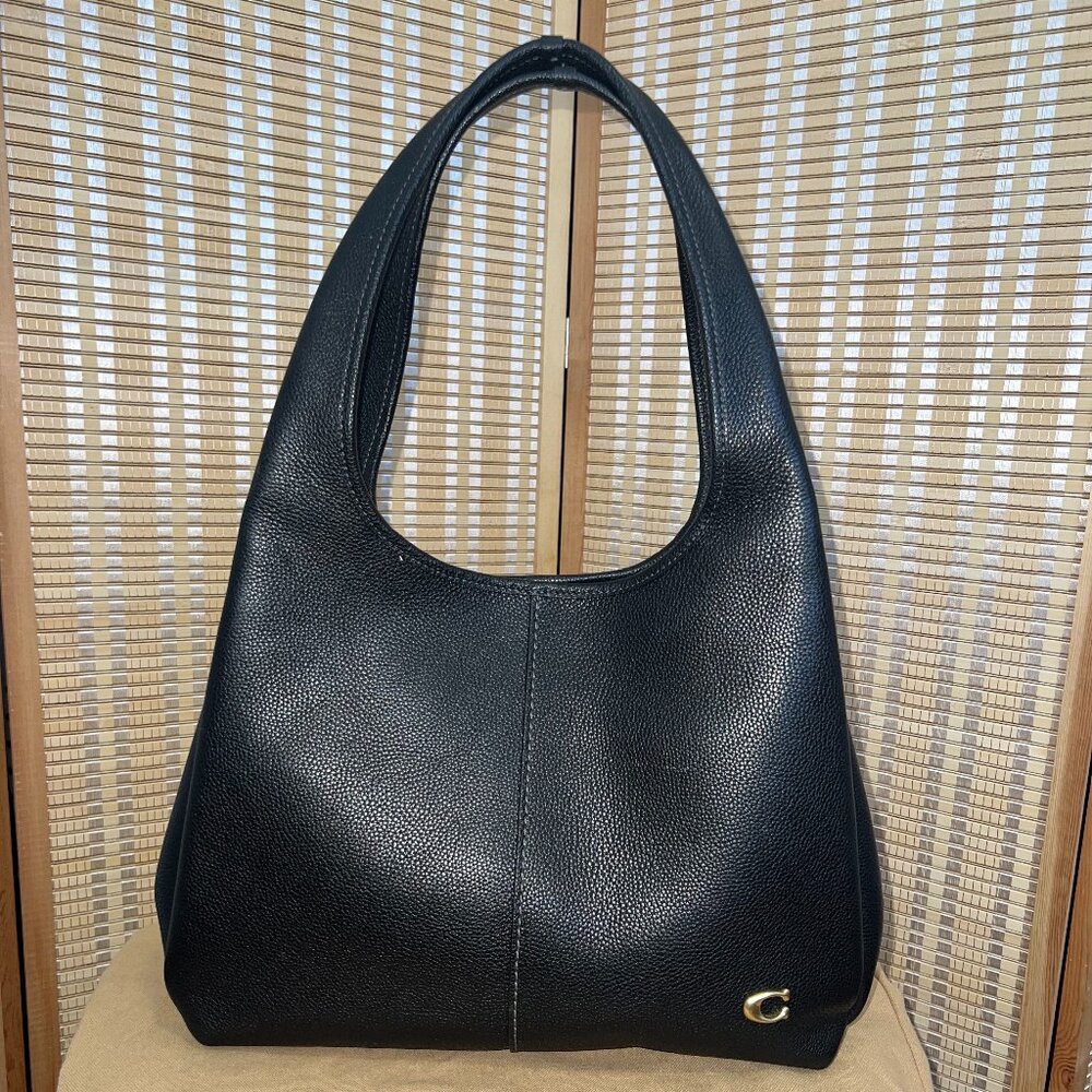 Coach Lana Shoulder Bag in Black Leather